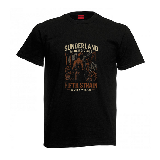 25 DROP Black T- Shirt: 200 GSM